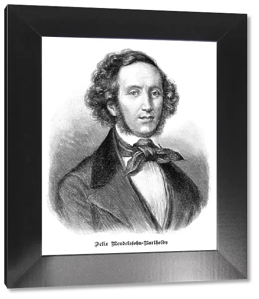Felix Mendelssohn Bartholdy composer portrait 1897