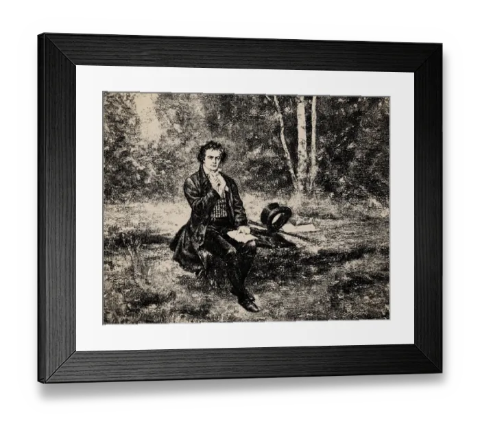Framed Print : LUDWIG VAN BEETHOVEN Framed Print : LUDWIG VAN BEETHOVEN