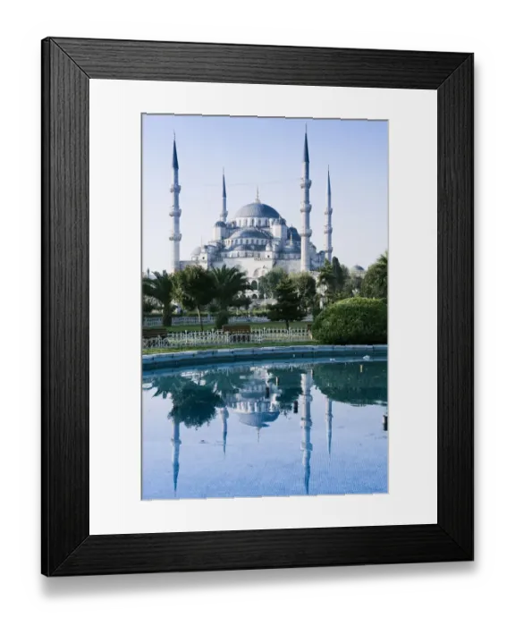 Framed Print : Blue Mosque Istanbul Turkey