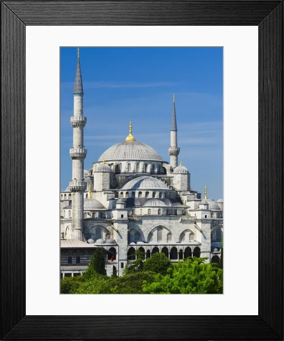 Framed Print : Turkey, Istanbul, Blue Mosque Framed Print : Turkey, Istanbul, Blue Mosque