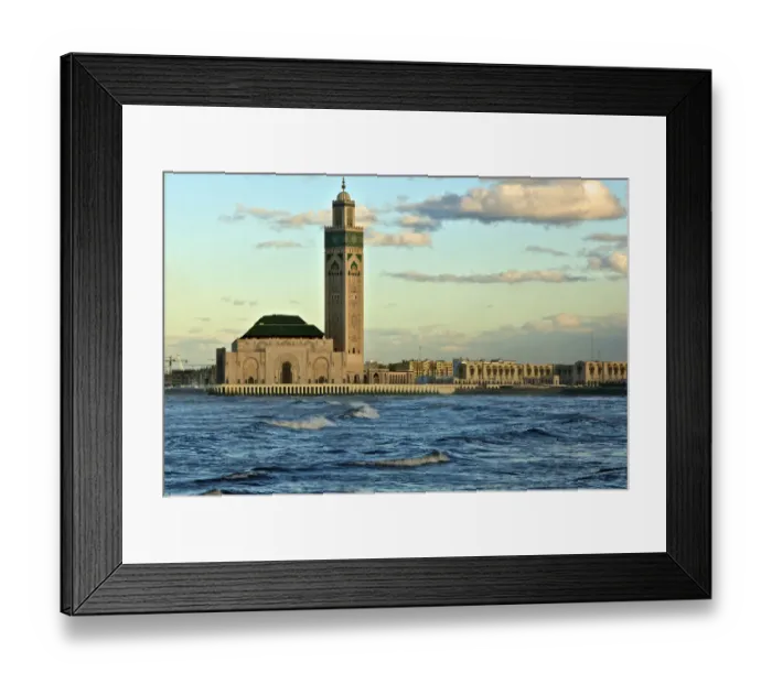 Framed Print : Hassan II Mosque Framed Print : Hassan II Mosque