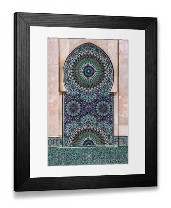 Framed Print : Mosque Hassan II, Casablanca Framed Print : Mosque Hassan II, Casablanca