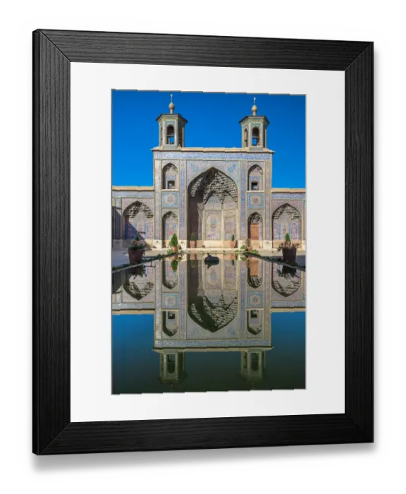 Framed Print : Nasir al-Mulk Mosque, Shiraz, Fars Province, Iran Framed Print : Nasir al-Mulk Mosque, Shiraz, Fars Province, Iran
