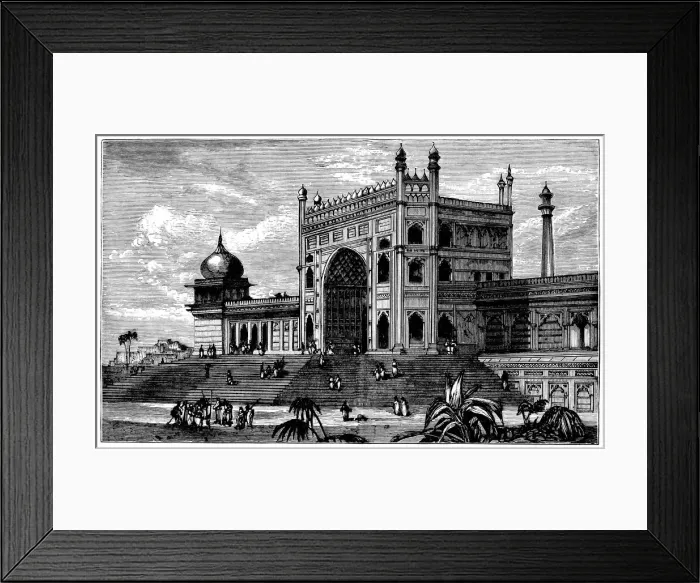 Framed Print : Palace in Delhi (Jama Masjid) Framed Print : Palace in Delhi (Jama Masjid)