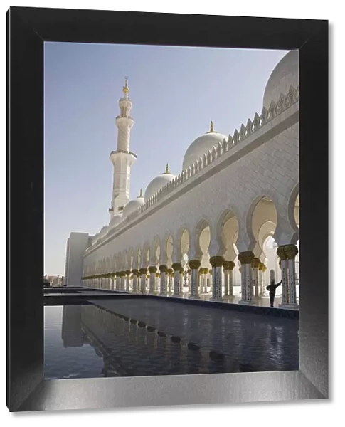 Reflecting pool by Sheikh Zayed Mosque, Abu Dhabi