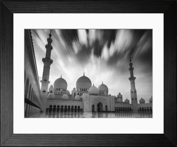 Framed Print : Sheikh Zayed Mosque in Abu dhabi Framed Print : Sheikh Zayed Mosque in Abu dhabi