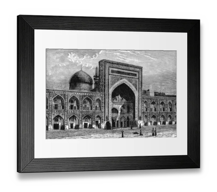 Framed Print : The Shah Mosque In Isfahan, Iran Framed Print : The Shah Mosque In Isfahan, Iran