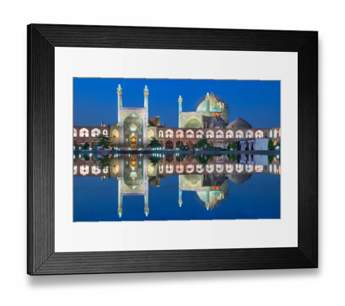 Framed Print : Shah Mosque (Masjed-e Shah), Isfahan, Iran Framed Print : Shah Mosque (Masjed-e Shah), Isfahan, Iran