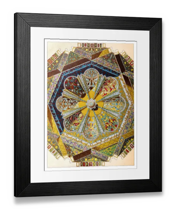 Framed Print : Ceiling of The Mosque-Cathedral of Cordoba, the most important monument of all Framed Print : Ceiling of The Mosque-Cathedral of Cordoba, the most important monument of all