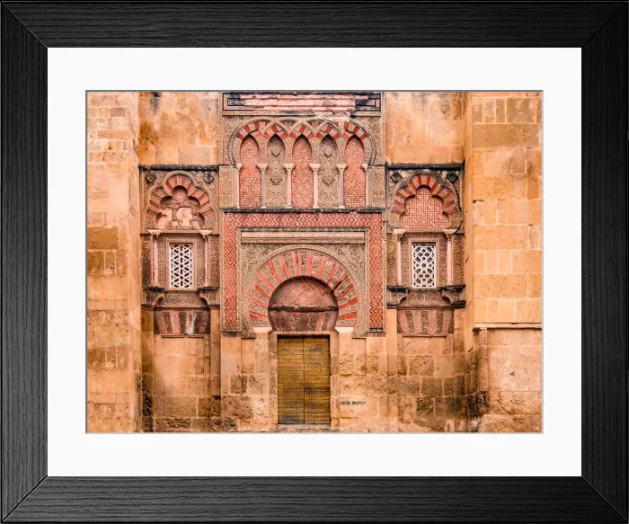 Framed Print : Spain, Cordoba, Mosque-Cathedral of Cordoba, Facade Framed Print : Spain, Cordoba, Mosque-Cathedral of Cordoba, Facade