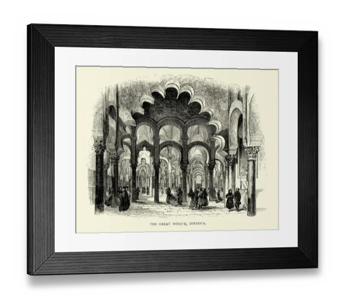 Framed Print : Spanish Pictures - The Great Mosque of Cordoba Framed Print : Spanish Pictures - The Great Mosque of Cordoba