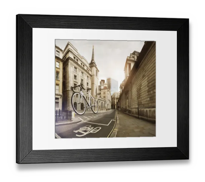 Framed Print : Bicycle in. London Framed Print : Bicycle in. London