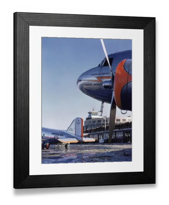 Framed Print : DC-3 Aircraft At LaGuardia Framed Print : DC-3 Aircraft At LaGuardia