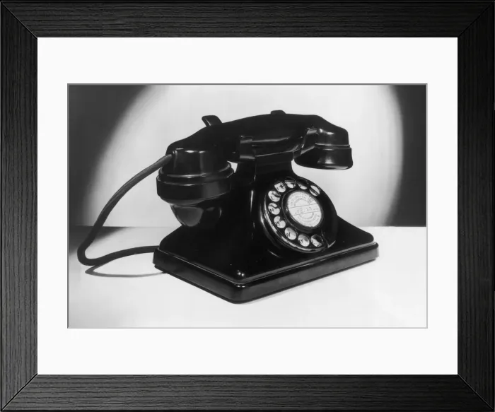 Framed Print : Fifties Telephone Framed Print : Fifties Telephone
