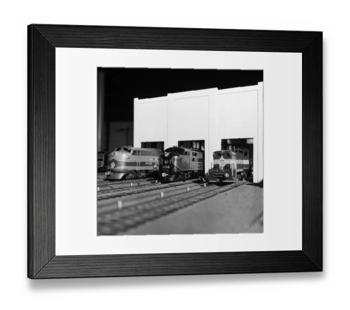 Framed Print : Model Diesel Trains Framed Print : Model Diesel Trains