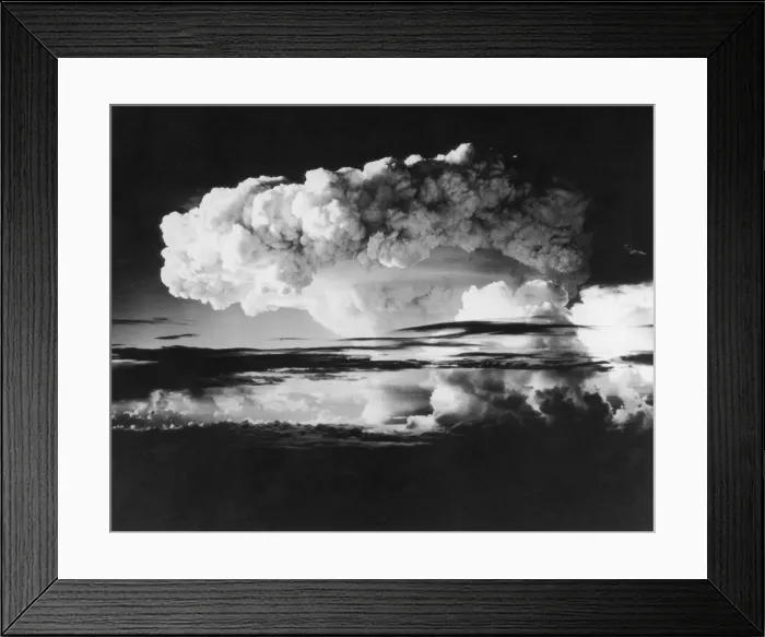 Framed Print : H Bomb Cloud Framed Print : H Bomb Cloud