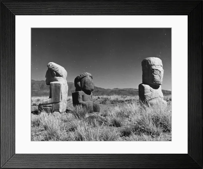 Framed Print : Inca Monuments