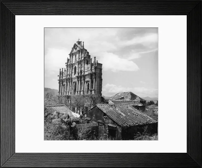 Framed Print : Ruin In Macao