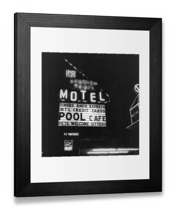 Framed Print : No Vacancies