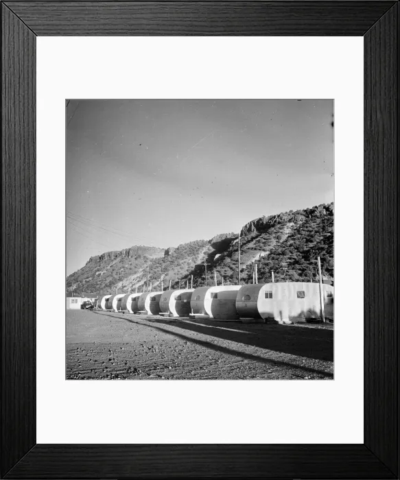 Framed Print : Los Alamos Caravans Framed Print : Los Alamos Caravans