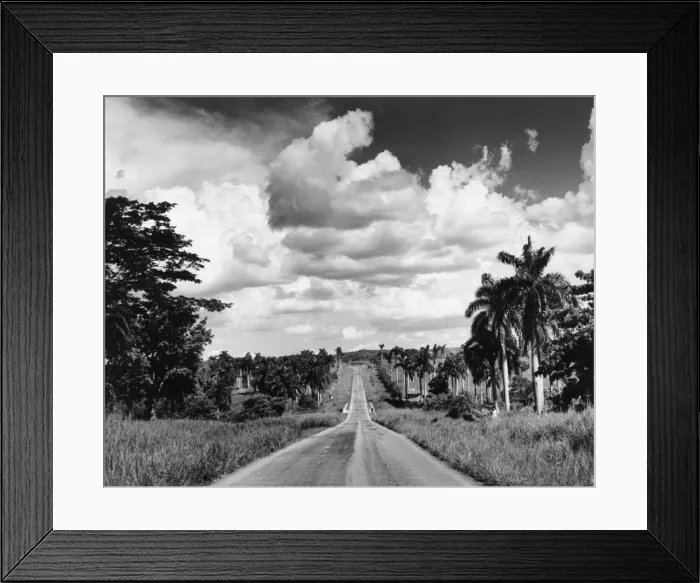 Framed Print : Cuban Highway Framed Print : Cuban Highway