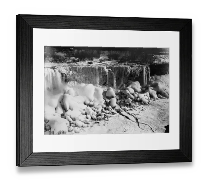 Framed Print : Winter Falls Framed Print : Winter Falls