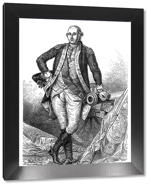Portrait of George Washington, First US President