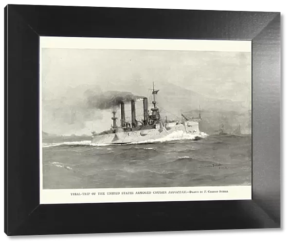 USS Brooklyn (ACR-3), United States Navy Warship, armored cruiser, 1890s