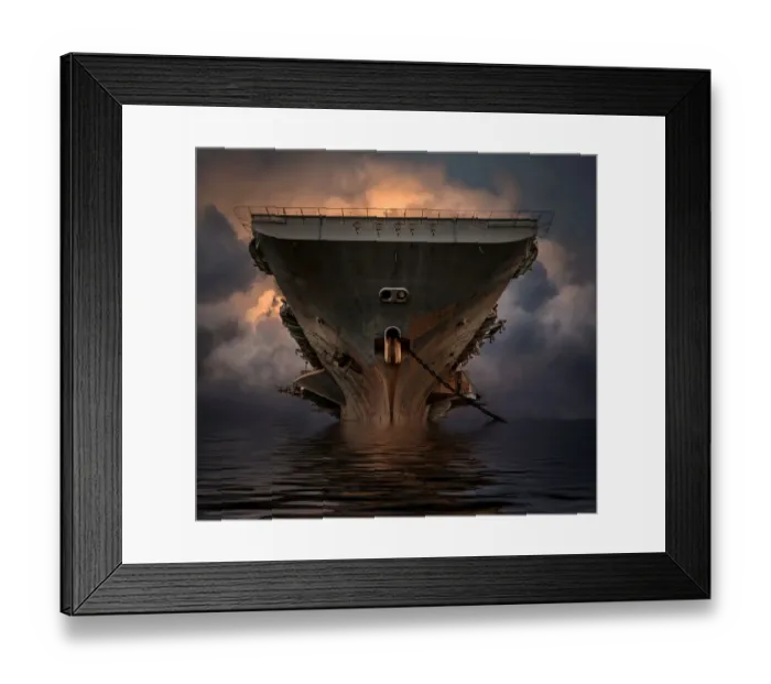 Framed Print : USS John F Kennedy