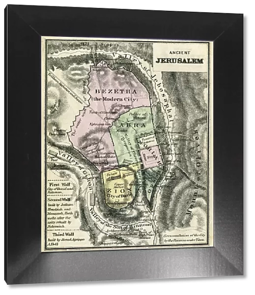 Map Of Ancient Jerusalem