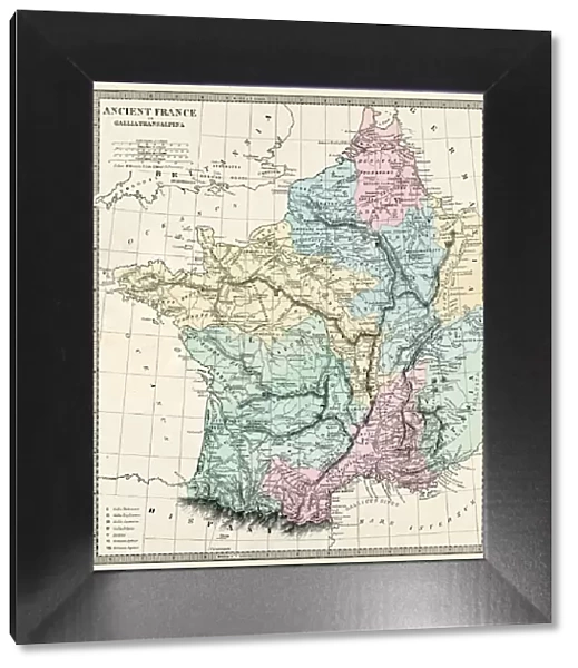 Ancient France Map