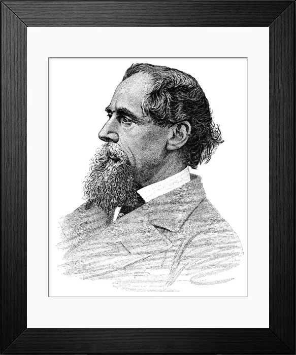 Framed Print : Charles Dickens Framed Print : Charles Dickens