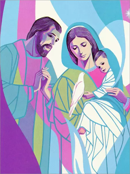 Joseph, Mary, and Jesus