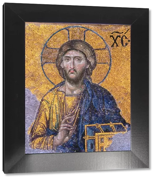 Mosaic Of Jesus Christ, Hagia Sophia, Istanbul, Turkey