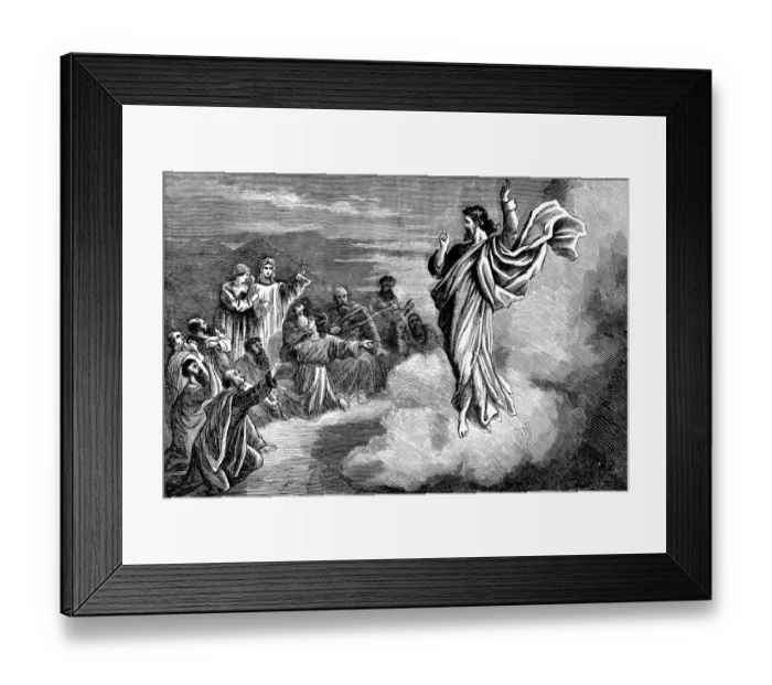 Framed Print : The Ascension Of Jesus Framed Print : The Ascension Of Jesus