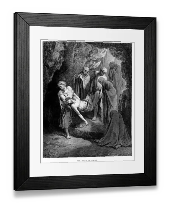 Framed Print : The Burial of Jesus Christ Framed Print : The Burial of Jesus Christ