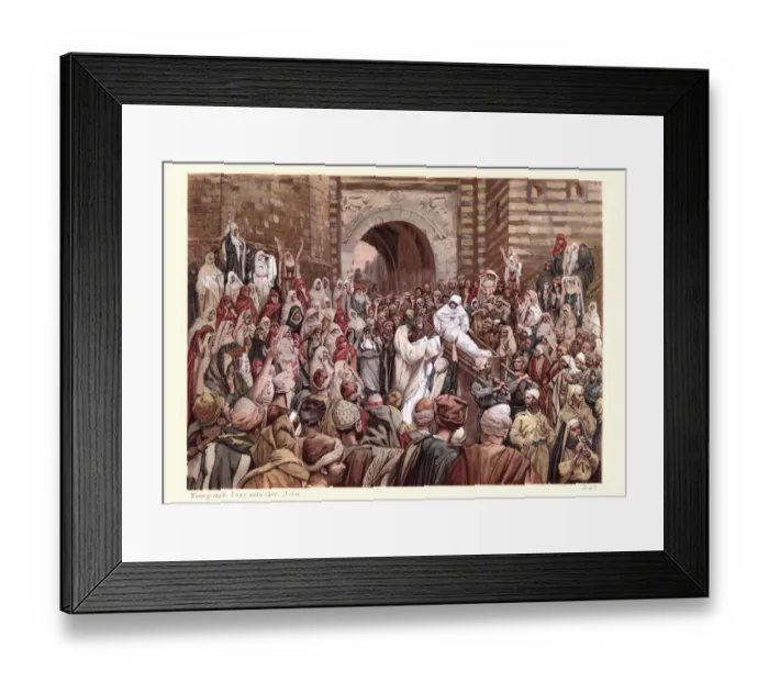 Framed Print : Jesus Raises a Widows Son, I say to you, arise Framed Print : Jesus Raises a Widows Son, I say to you, arise