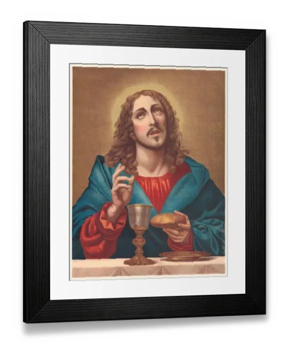 Framed Print : The Redeemer, chromolithograph, published in 1886 Framed Print : The Redeemer, chromolithograph, published in 1886