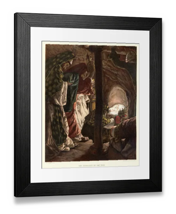 Framed Print : The adoration of the Magi Framed Print : The adoration of the Magi