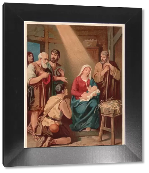 The Birth of Christ, chromolithograph, published in 1886