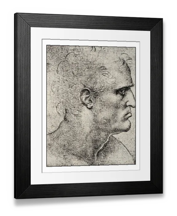 Framed Print : Leonardos sketches and drawings: The last supper, St Matthew Framed Print : Leonardos sketches and drawings: The last supper, St Matthew