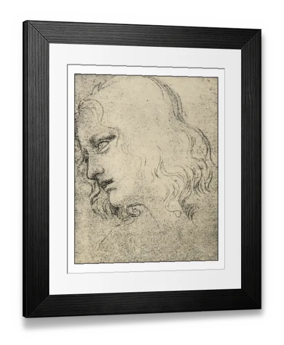 Framed Print : Leonardos sketches and drawings: The last supper, St Philip Framed Print : Leonardos sketches and drawings: The last supper, St Philip