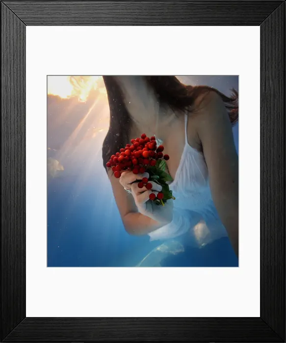 Framed Print : Ruby beads Framed Print : Ruby beads