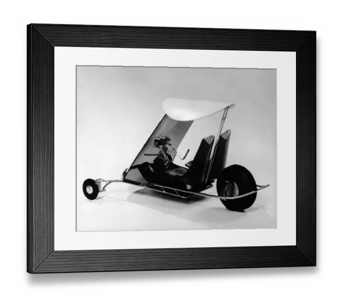 Framed Print : Future Scooter Framed Print : Future Scooter