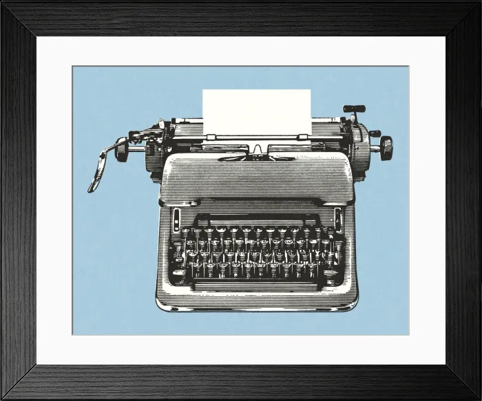 Framed Print : Typewriter Framed Print : Typewriter