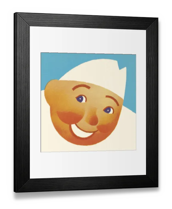 Framed Print : Smiling Person Framed Print : Smiling Person