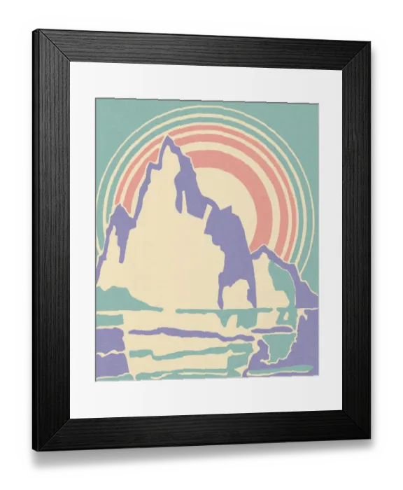 Framed Print : Iceberg Framed Print : Iceberg