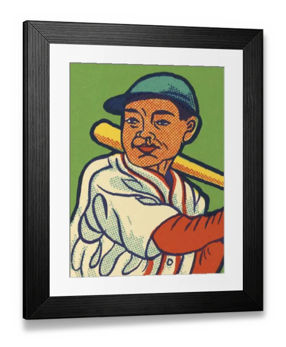 Framed Print : Baseball Player Framed Print : Baseball Player