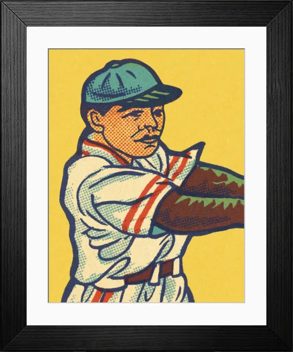 Framed Print : Baseball Player Framed Print : Baseball Player
