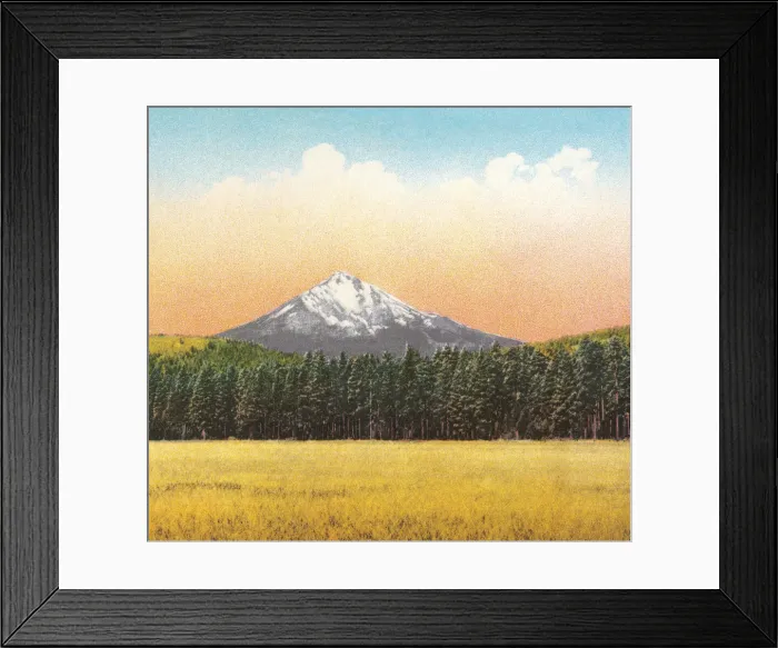 Framed Print : Mountain Scene Framed Print : Mountain Scene